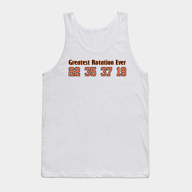 Baltimore Orioles 1971 rotation greatest ever Tank Top by Retro Sports